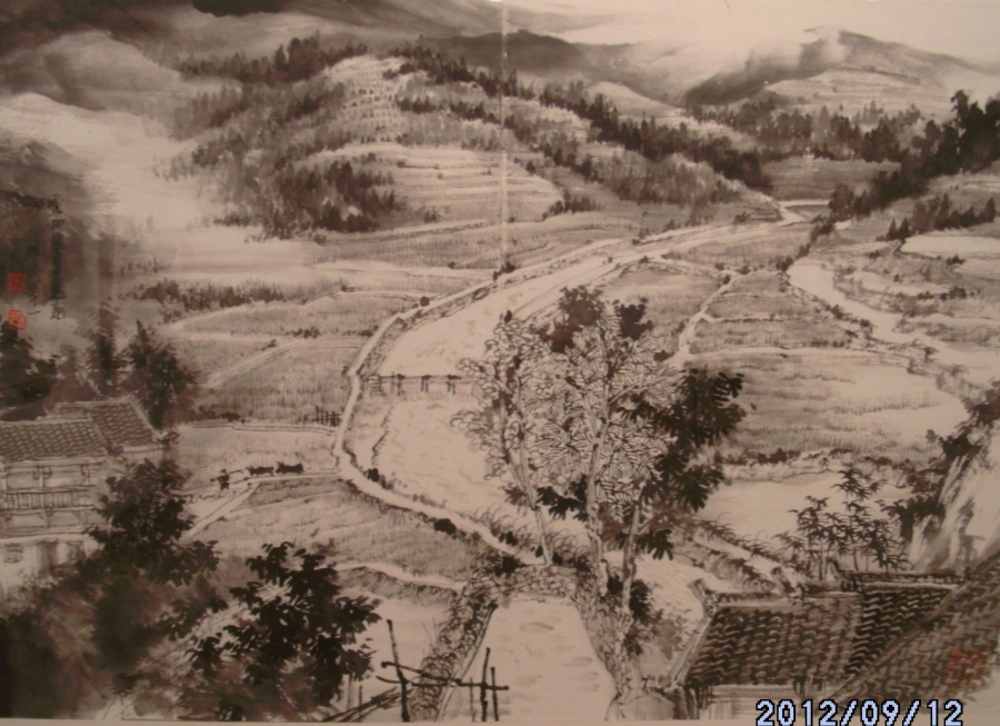  山水写生作品16